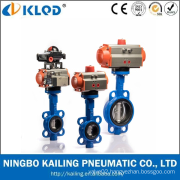 Pneumatic Actuator Butterfly Wafer Type Water Control Valve